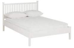 HOME Adalia Kingsize Bed Frame - White.